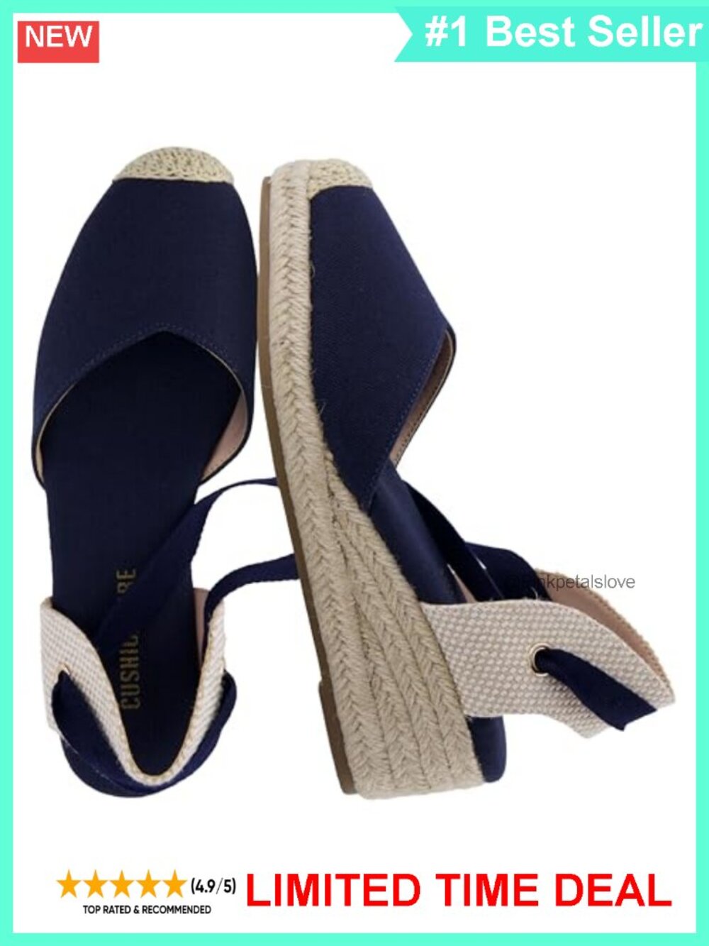 Platform Espadrille Wedge Sandals Lace Up Ankle Wrap Closed Toe Women's Heels